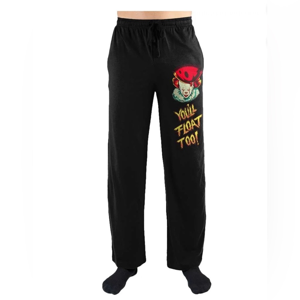 IT‎ Pennywise “You’ll Float Too!” Men’s Sleep Pants Medium